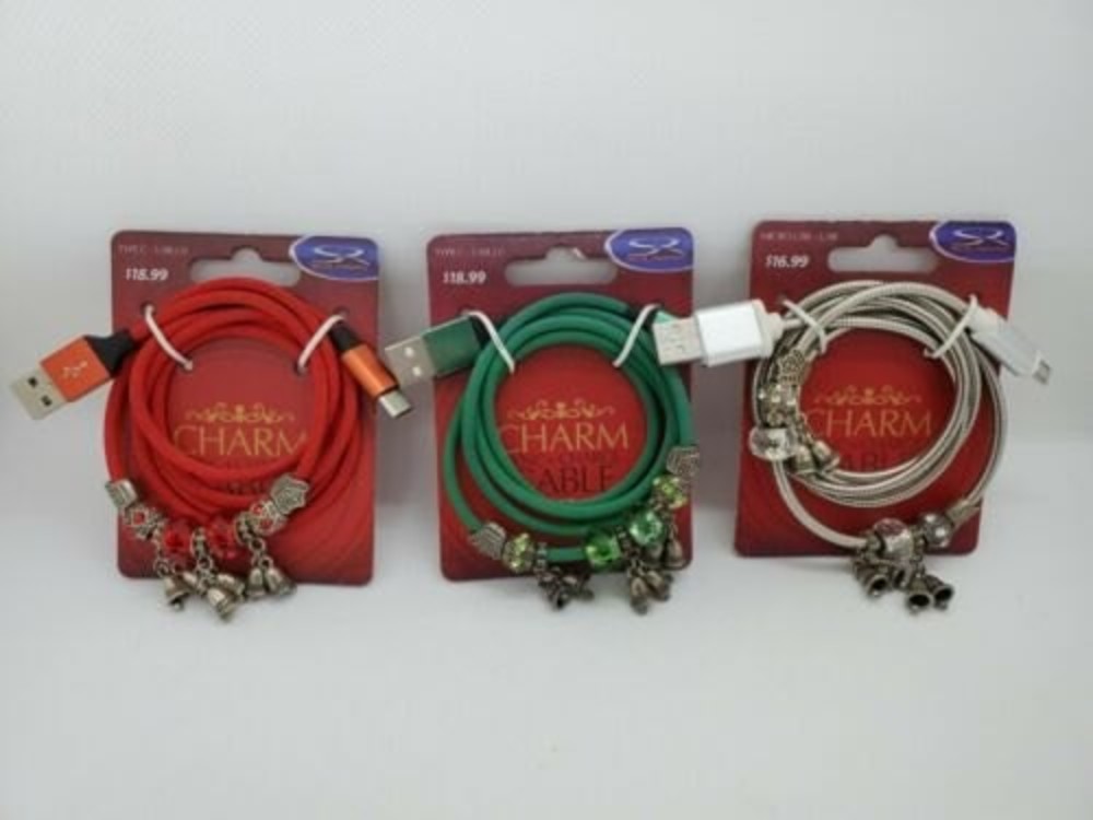 Charmed Data Sync / Charging Cable 1M Length Type C USB Lot of 3